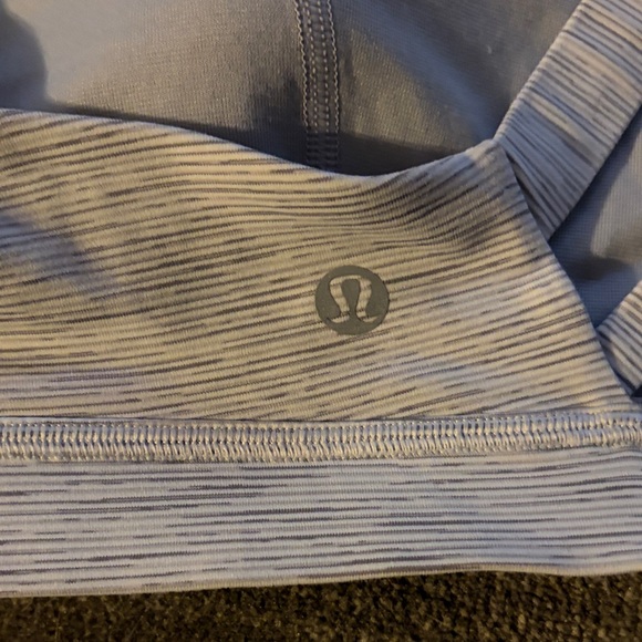 lululemon athletica Light Gray Strappy Crisscross Sports Bra - Picture 2 of 5